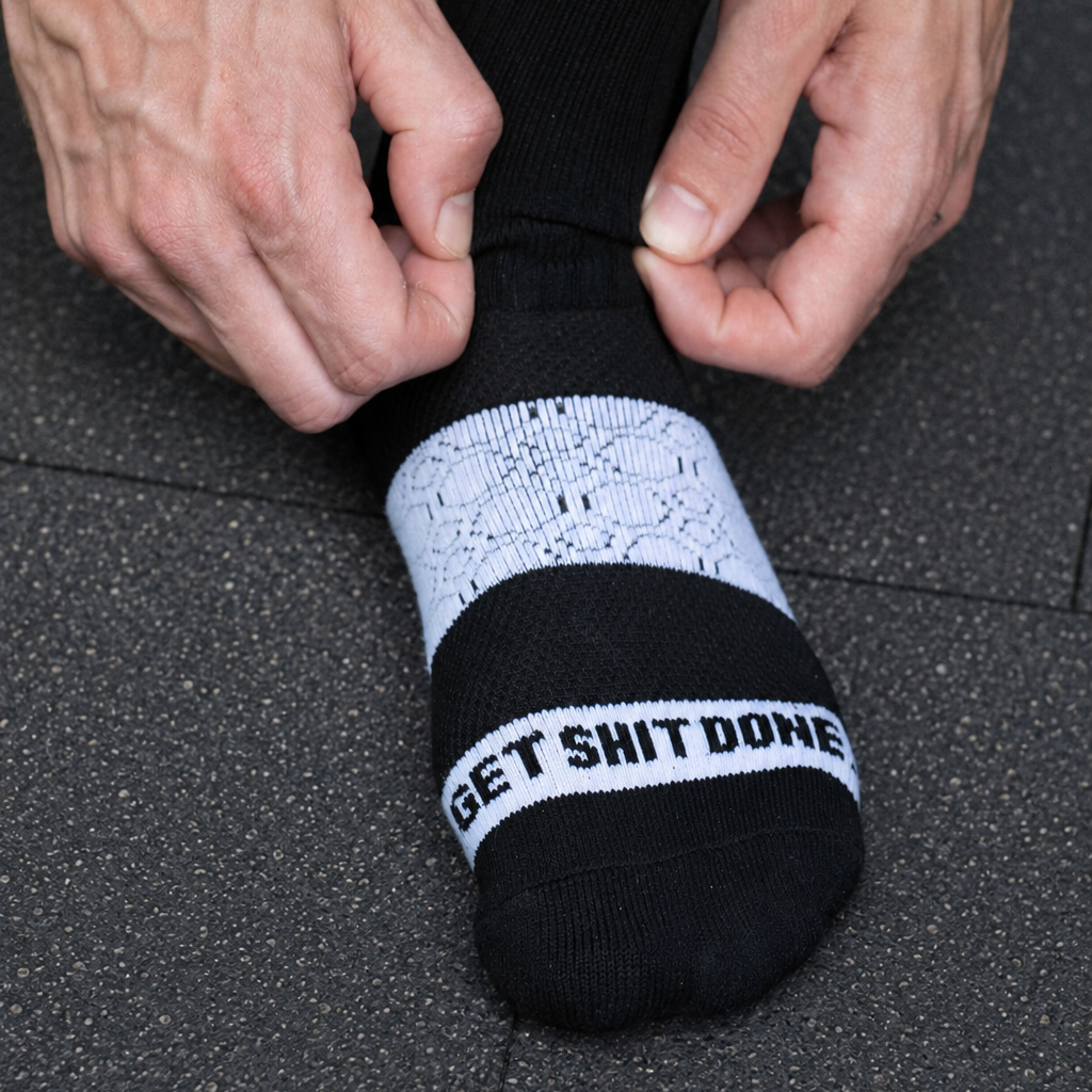 Performance Crew Socks  - Black - 3 Pack