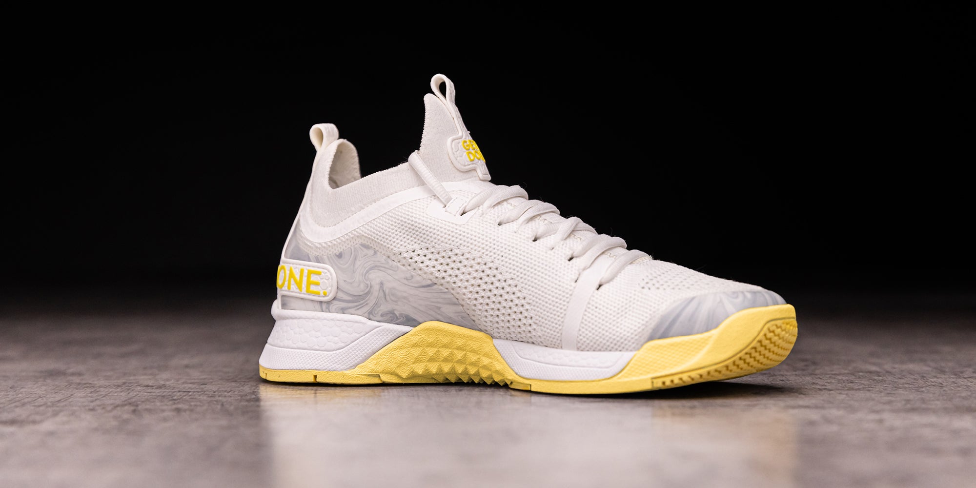 Yellow sales workout shoes